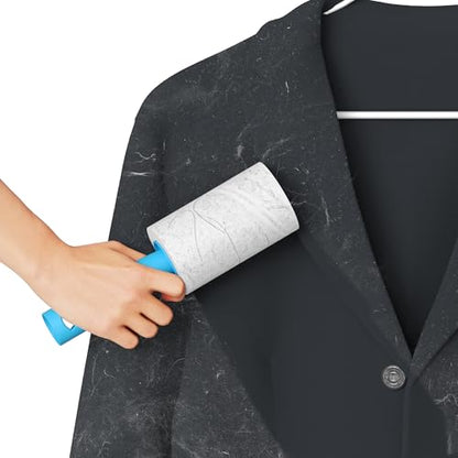 Extra Sticky Lint Roller, Mega Value Set 400 Sheets for Pet Hair Removal, Dog and Cat Lint Remover for Clothes, Furniture, Carpet - size: 400 Sheets Standard
