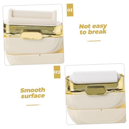 Toddmomy Portable Mini Lint Roller for PET Hair Removal Compact Travel Size Sticky Lint Remover for Clothing and Furniture Reusable Hair Trimmer Hand Strap