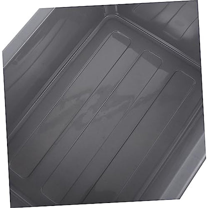 PRETYZOOM Commercial Plastic Utility Tote Bus Tub for Restaurant Rectangular Dish Washing Basin with Handles Multi-Purpose Storage for Dishes Toys and More