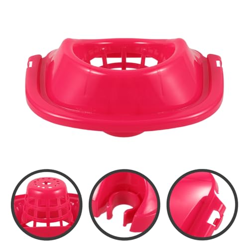 Ipetboom Mop Bucket Basket, 1pc Plastic Wringer Replacement Drain Basket for Mopping Cleaning Squeezing Drying Tool with Draining Holes Bucket Accessory, Red, 11.4x8.1x5.5in