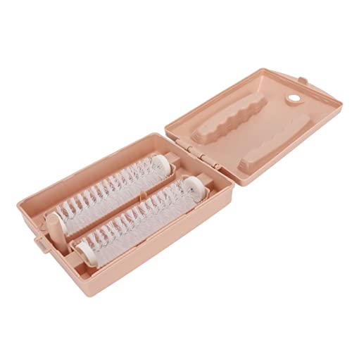 Carpet Sweeper, PP Double Roller Remove Debris Table Sweeper Cleansing Manual Sweeping Brush for Desktop Bed Clothes Desktop Carpet Sofa