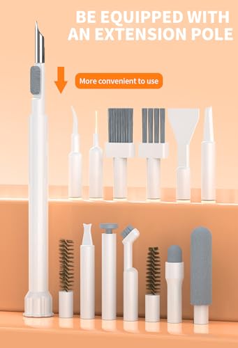 Keyboard Cleaner Kit Laptop Cleaner,32 in 1Phone Cleaning Tools - Electronics Brush for Charging Port, Laptop Keys, AirPods, Camera Lens, Tablet, PC and M-acBook Screen