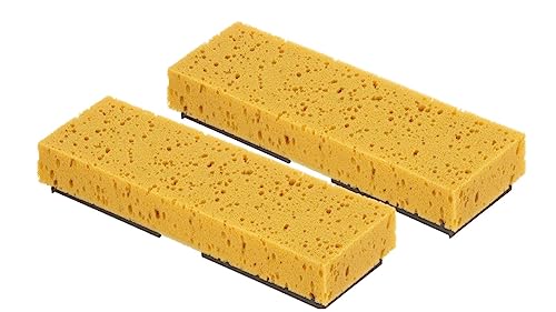 Sponge Mop Refill for Superio Butterfly Mop Only Overall: 9"x3" Screws: 6.5" Apart, 2 Pack - size: Replacement #1 (2)