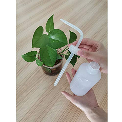Valchoose 2 Count Wash Bottle 250ml 8.5oz, Medical Squeeze Bottle LDPE No Leaking, Safety, Reusable, Awesome for Watering Plants and Washing Lab Ware - color: White, size: 2x250ml