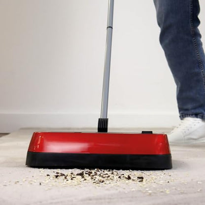 Ewbank Evolution Multi Surface Cordfree Non-Electric Portable Hardwood Floor and Carpet Sweeper with Adjustable Height