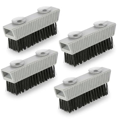 Grip Clean Nail Brush for Cleaning Fingernails – Heavy Duty Nail Brush with Extra Stiff Bristles - Fingernail Brush & Nail Scrubber Brush with Suction Cup Backing for Men & Women - 4 Pack - style: 4 Pack