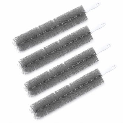 Fan Cleaning Brush, Bendable Microfiber Head,Reusable Dust Remover, Fan Cleaning Brush Duster for Air Conditioning Shutters, Ceiling Fan Blades, Air Vents, Curtains ，4PC*Gray - color: 4pc*gray