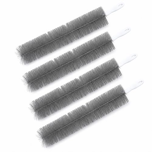 Fan Cleaning Brush, Bendable Microfiber Head,Reusable Dust Remover, Fan Cleaning Brush Duster for Air Conditioning Shutters, Ceiling Fan Blades, Air Vents, Curtains ，4PC*Gray - color: 4pc*gray