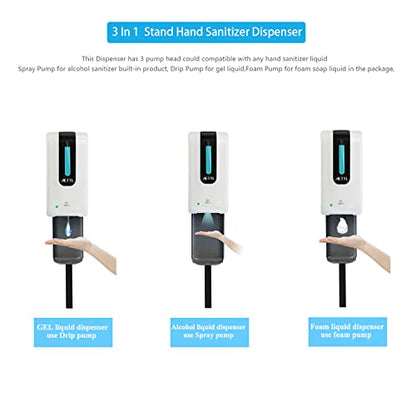 Soap Dispenser,Touchless Automatic Foaming Hand Sanitizer Dispenser Wall Mount, 40oz Motion Sensor Foam Liquid Refill Bottle Sanitizer Dispensing for Bathroom Kitchen Home - color: 1406