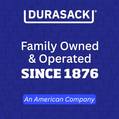DURASACK Heavy Duty Home and Yard Bags 48-Gallon Reusable Self-Standing Lawn and Leaf Bags Garbage Can with Reinforced Handles, Gingham Blue - color: Gingham Blue