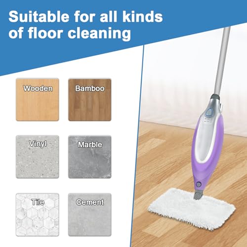 3 Pack Steam Pocket Mop Replacement Pads for Shark S3501 S3601 S3550 S3901 S3801 S2901 S2902 S3501S S3601C SE450 S3901D S3455K,Microfiber Steam Mop Pad Replacement,Reusable Mop Pads for Floor Cleaning - color: White