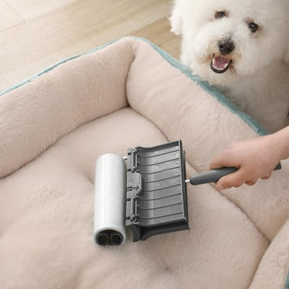 Fedicelly Lint Rollers Pet Hair Extra Sticky Furniture,Cat Dog Hair Remover Laundry Clothes Carpet, 6.3 inches Wider with 320 Sheets Large Lint Remover Brush for Couch - size: 1 Roller + 320 Sheets