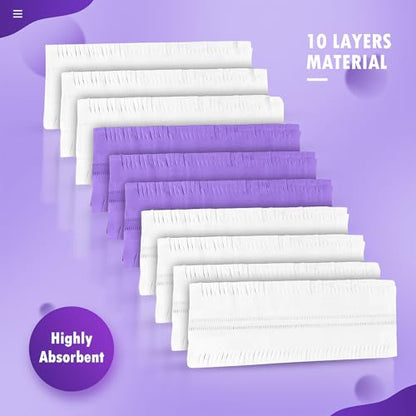 Pure Realm 18 Count Disposable mop Pads Refills for Swiffer PowerMop Multi-Surface Mop and PowerMop Wood Mop, Replacement Pads Use for Floor Cleaning - color: Purple 18 Mop Pads