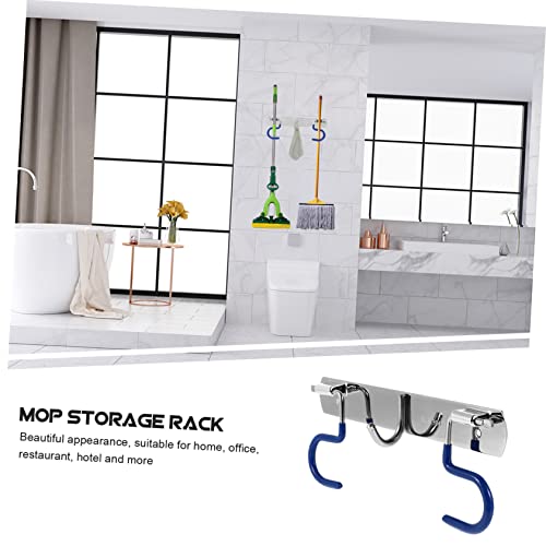 Cabilock Mop Holder Mop Steel S-type Hook Wall-mounted S-type Mop Hook Practical S-type Mop Hook Heavy-duty S-type Mop Hook S-type Mop Wall-mounted Hook S-type Mop Heavy-duty Hook - size: 24X9X2CM