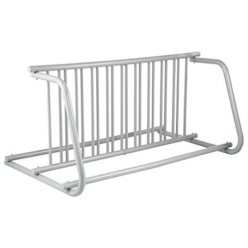 BestEquip 10 Holders Floor Bike Rack, 59" Length All-Steel Grid Bike Rack, 10-Bike Capacity Dual-Side Storage Stand for Garages Streets Yards Bike Events - size: 59"