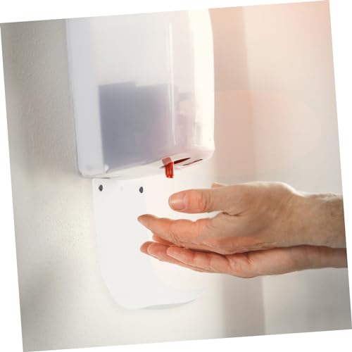 Soap Dispenser Drip Tray Wall Mounted Soap Dispenser Tray for Liquid Prevents Leaks and Spills Easy to Clean Portable Stand for Bathroom Kitchen 7.28 X 5.11 X 3.54 in - color: White