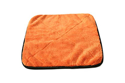 Maxshine 16" x 16" Universal Ultimate Orange Crazy Microfiber Towel (1000GSM) – Ultra-Plush, High-Absorbency Drying Cloth – Scratch-Free for Car Detailing, Cleaning & Polishing