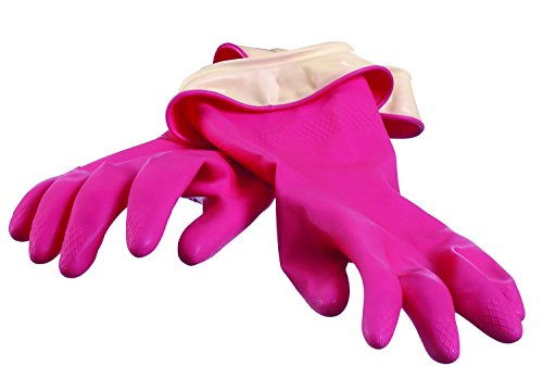 Casabella Premium Waterblock Reusable Household Cleaning Gloves, Medium - size: Medium (Pack of 1)