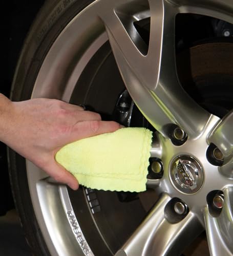 Arkwright Smart Rags Microfiber Cleaning Cloths, Pack of 50 in a Box, Lint Free 180 GSM Reusable Towels for Auto, Office and Household Cleaning, 12 x 12 in, Yellow - color: Yellow, size: 12 x 12 in