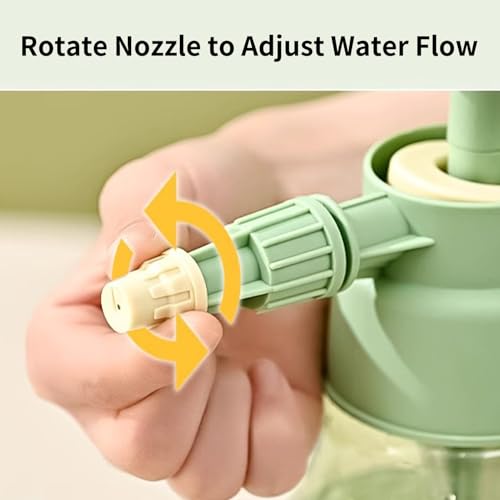 Hand Pump Sprayer | 1.5L Leak-Proof Adjustable Nozzle Misting Can,Handheld Garden Pump Sprayer,for Outdoor Yard Indoor BBQ Gardening Cleaning Plant Home - color: Green