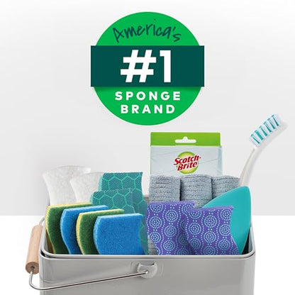 Scotch-Brite Odor Resist Non-Scratch Scrub Sponge, Dishwasher-Safe Kitchen Sponges that Resist Bacterial Odors, Multipurpose Dish Sponge for Gentle Cleaning, 6 Dish Sponges - size: 6 Pack