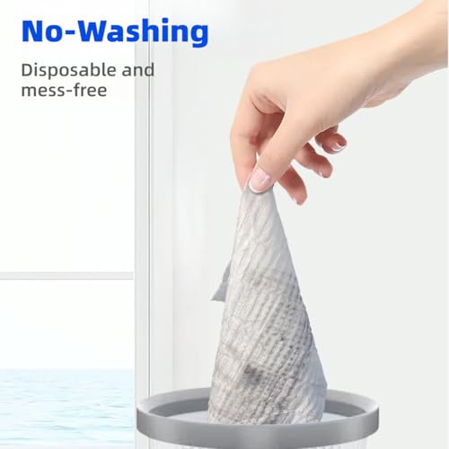 Dry Sweeping Cloths for INWEJIA Hands Free Flat Mop & Swiffer Sweeper – 60 Count, Disposable Duster Refills for Floor Cleaning, Pet Hair, Dust, Dirt on Multi-Surface (Not Include Mop) - size: Large dust mop pads 60 count