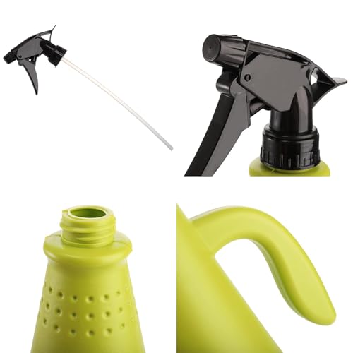 Adjustable Pressure Bottle with Nozzle Heavy Duty Construction & Compact Size for Garden Garden Sprayed Bottle - color: Brown