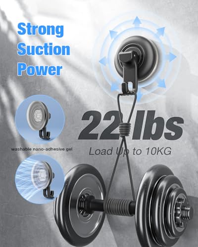 JOTPE Shower Hooks Suction Cup, Waterproof Heavy Duty Suction Cup Hooks for Bathroom, Glass, Door, Windows, Kitchen Hanging up to 11lbs, Easy to Install and Remove (4pack-Black) - color: Black