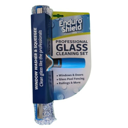Squeegee & Window Washer Combo - Professional Grade Cleaning Tool for Sparkling Windows, Glass, and Surfaces - Ergonomic Design for Effortless Cleaning - size: Combo: Squeegee with Window Washer