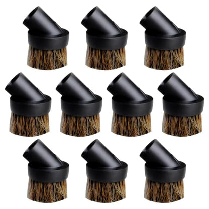 Selgo niversal Vacuum Cleaner Dusting Brush with Horse Hair Bristles, Black (Dusting Brush), Pack of 10 - size: Dusting Brush
