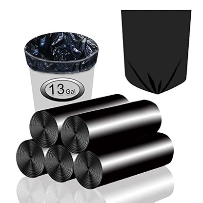 Trash Bags 13 Gallon Tall Kitchen Garbage Bags, Inwaysin Recycle Bags, Biodegradable Black Trash Bags, 75ct - style: 13Gal-Black-75