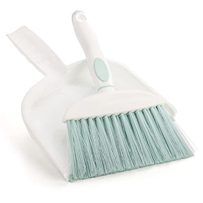 Frcctre 3 Pack Small Dustpan and Brush Set, Multipurpose Plastic Small Hand Whisk Broom and Dustpan Set Cleaning Sweep Tools for Desk Car Keyboard Countertop Home Kitchen