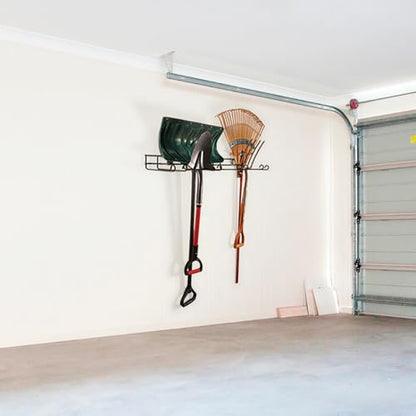 Sporty's Heavy Duty Garage Tool Hanger, Shovels, Rakes, Brooms, Lawn Equipment, and More