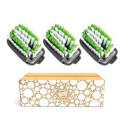 Scotch-Brite Non-Scratch Advanced Soap Control Dish Brush Refills, 3 Dish Scrub Brush Refills, Control Soap With A Button, Long Lasting & Reusable, Dish Scrubber Brush - size: 3 Count (Pack of 1)