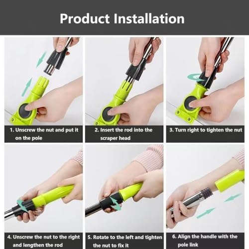 Rubber Broom for Pet Hair Hardwood Floor, with 51 Long Handle Silicon Broom, Squeegee Broom for Floor for Concrete Floor,Bathroom Tile,Small:35×130cm - size: Small:35×130cm