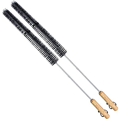 26 inch Clothes Dryer Lint Brush Vent Trap Cleaner Brush - Long Flexible Refrigerator Coil Soft Bristile Brush, Laundry Room and Washer Dryer Organizers - size: 2 inch 2pack