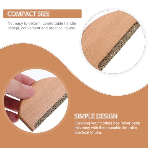 2pcs Portable Lint Remover for Clothes and Carpet, Handheld Fabric Scraper with Gold Finish, Household Hair and Pet Fur Remover, Multipurpose Home Lint Shaver for Sweaters and Wool