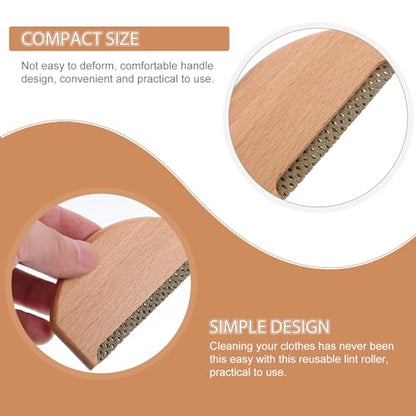 2pcs Portable Lint Remover for Clothes and Carpet, Handheld Fabric Scraper with Gold Finish, Household Hair and Pet Fur Remover, Multipurpose Home Lint Shaver for Sweaters and Wool