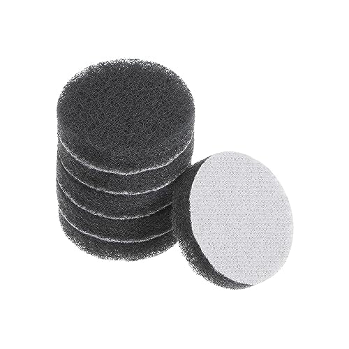 HARFINGTON 6pcs Drill Power Brush 2 inch Tile Scrubber Scouring Pads 800-1000 Grit for Bathroom Kitchen Household Cleaning - color: Grey, size: 800-1000 Grit