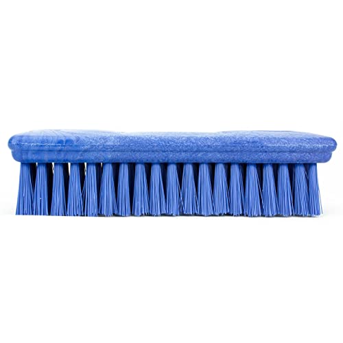 SPARTA Comfort Grip Scrub Brush Hand Brush for Bathroom, Kitchens, Countertop, Plastic, 2 Inches, Blue - color: Blue