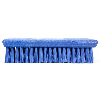 SPARTA Comfort Grip Scrub Brush Hand Brush for Bathroom, Kitchens, Countertop, Plastic, 2 Inches, Blue - color: Blue