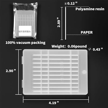 Reusable ESD Safe Gel Swabs with Paper Handle (2.5mm) - Anti-Static Sticky Tool for Camera Sensors, Semiconductors - No Residue, No Scratches, Multi-Use Cleaning (High Viscosity-10PCS) - size: High Viscosity-10PCS