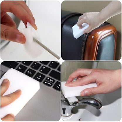 10 Pack Melamine Sponges Multi-Functional Cleaning Sponge Eraser for Household Kitchen Bathroom Bathtub Sink Melamine Sponge Foam Pads in Bulk - size: 10