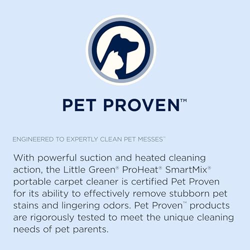 BISSELL Little Green ProHeat SmartMix, Portable Deep Cleaner, Self-Cleaning Tough Stain Tool and Specialized Pet Hair Removal Tool Included, 3935 - style: Little Green ProHeat SmartMix