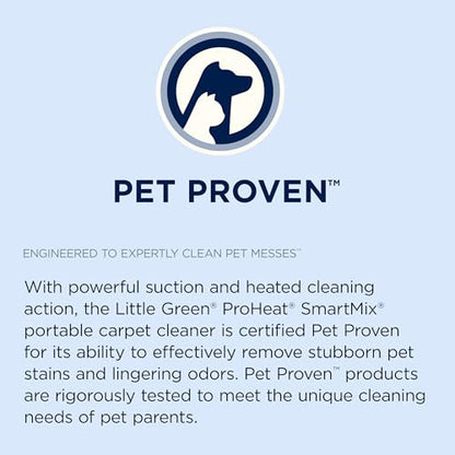 BISSELL Little Green ProHeat SmartMix, Portable Deep Cleaner, Self-Cleaning Tough Stain Tool and Specialized Pet Hair Removal Tool Included, 3935 - style: Little Green ProHeat SmartMix