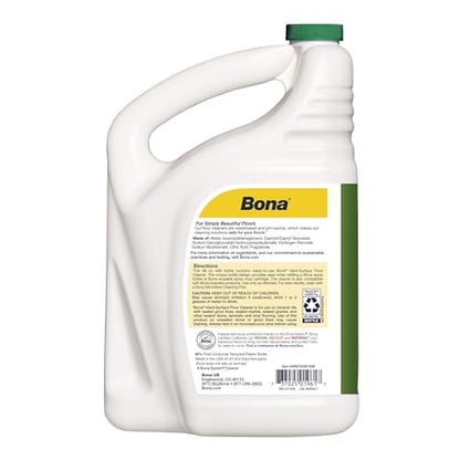 Bona Multi-Surface Floor Cleaner Refill - 96 fl oz - Lemon Mint - Residue-Free Floor Cleaning Solution refill for Spray Mop and Spray Bottles - For Use on Stone, Tile, Laminate, and Vinyl Floors - size: 96 Fl Oz (Pack of 1)
