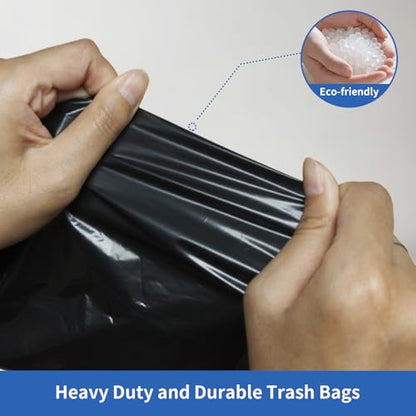 13 Gallon Multipurpose Tear-Resistant Trash Bags,Heavy Duty,Tastless and Black Garbage Bags(100 Count,60x80cm) - size: 1 Count (Pack of 100), style: 13Gallon(100Counts)Black