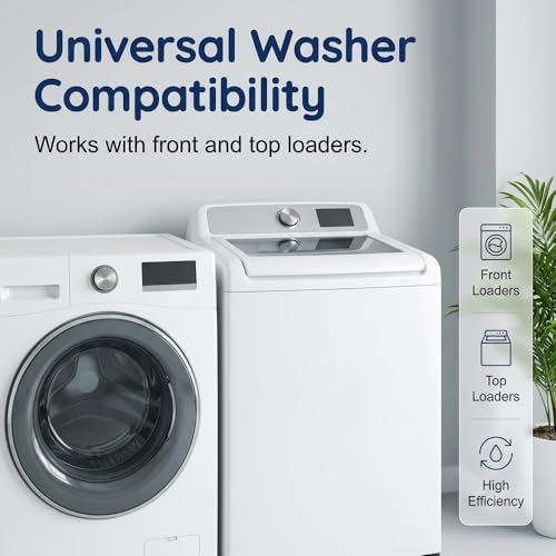 Washing Machine Cleaning Tablets, 2026 New Deep Cleaning Washer Cleaner, Fragrance-Free Formula, Targets Unpleasant Laundry Room Odors, Multi-Purpose Washer Tub Cleaner for Home Laundry Use (1 Pack)