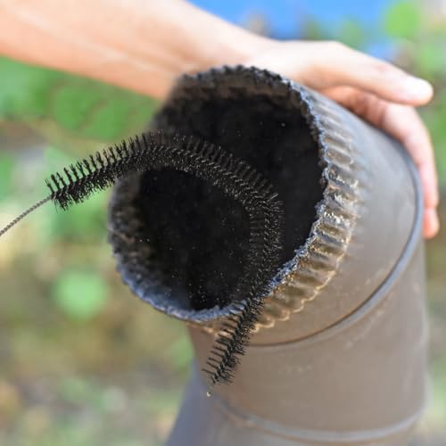 DOITOOL Dryer Vent Cleaning Brush 28 Inch Flexible Lint Remover with Non-Slip Handle for Dryer Vent and Refrigerator Coil Cleaning Tool