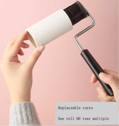 Lint Roller Extra Sticky PET Lint Roller - Cat Hair Remover & Dog Fur Remover，Lint Roller for Pet Hair - Sticky Rolls (1 Roller+1 Refills) - color: Brown